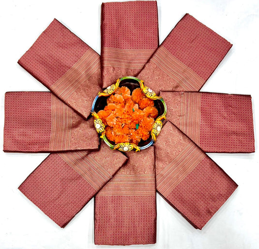Beautiful Rich Pallu & Jaccquard Work On All Over Saree - thevendorvilla