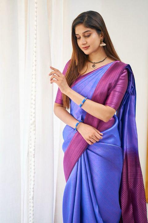 Beautiful Rich Pallu & Jaccquard Work On All Over Saree - thevendorvilla