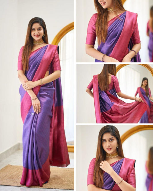 Beautiful Rich Pallu & Jaccquard Work On All Over Saree - thevendorvilla
