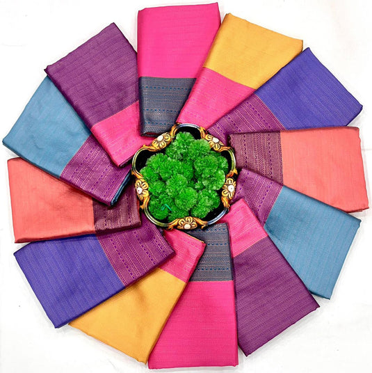 Beautiful Rich Pallu & Jaccquard Work On All Over Saree - thevendorvilla