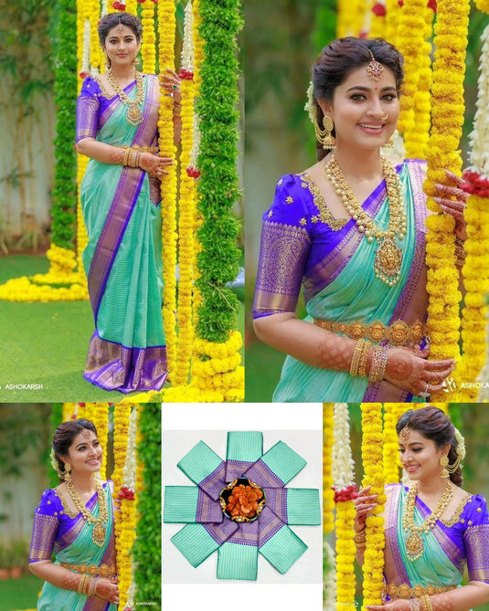 Beautiful Rich Pallu & Jaccquard Work On All Over Saree - thevendorvilla