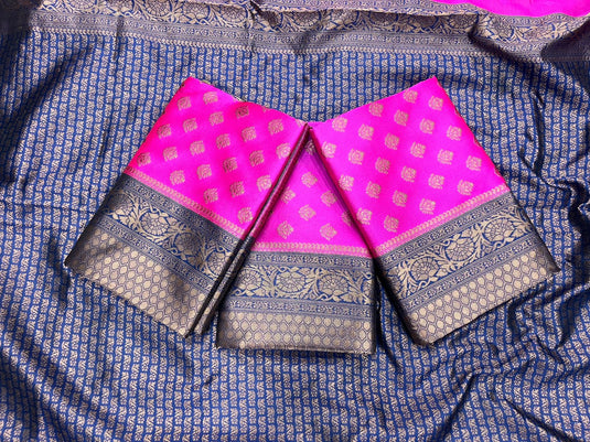 Beautiful Rich Pallu & Jaccquard Work On All Over Saree - thevendorvilla