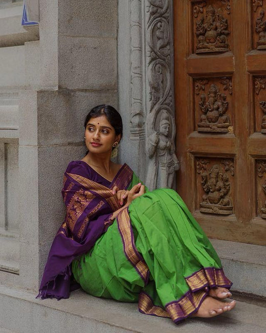 Silk Sensation: Lichi Saree