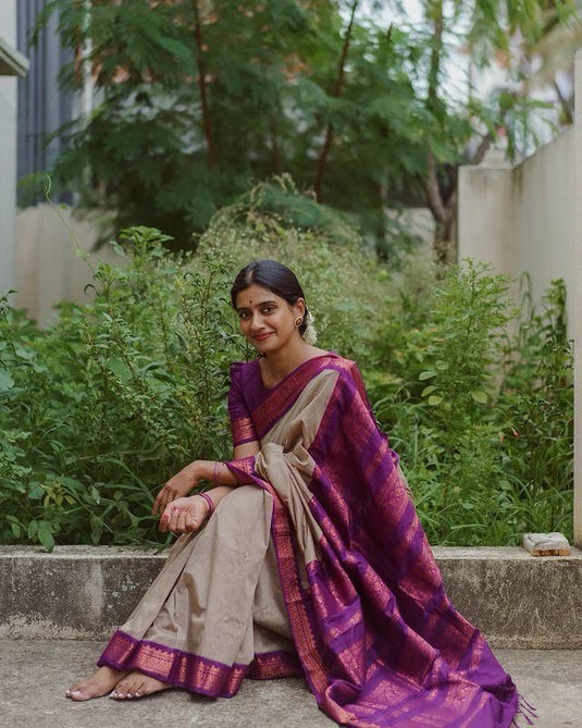 Silk Sensation: Lichi Saree