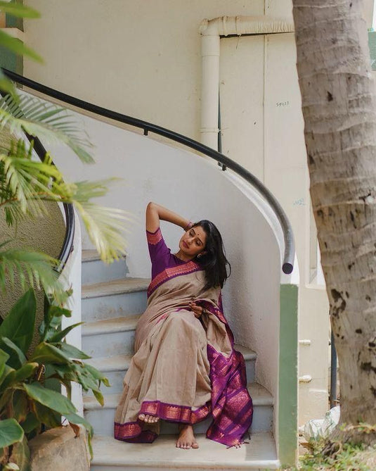Silk Sensation: Lichi Saree