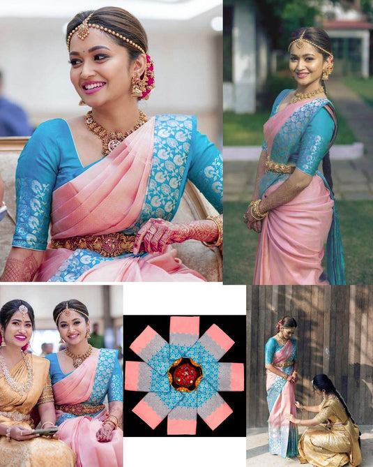Beautiful Rich Pallu & Jaccquard Work On All Over Saree - thevendorvilla