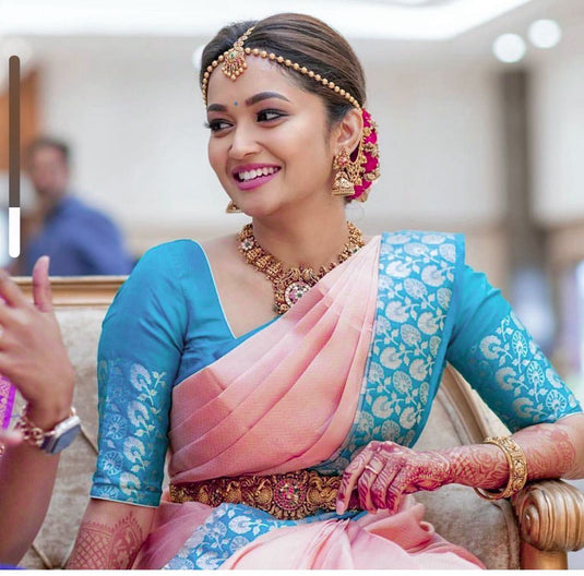 Beautiful Rich Pallu & Jaccquard Work On All Over Saree - thevendorvilla