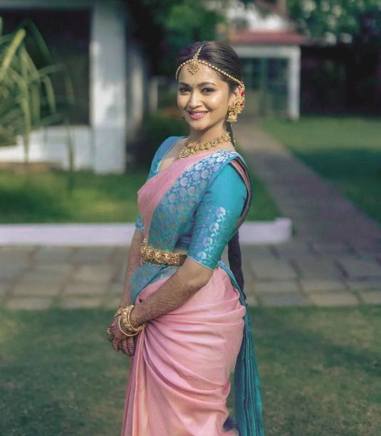 Beautiful Rich Pallu & Jaccquard Work On All Over Saree - thevendorvilla