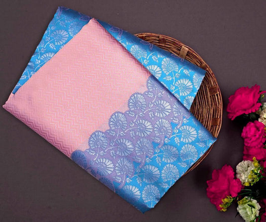 Beautiful Rich Pallu & Jaccquard Work On All Over Saree - thevendorvilla