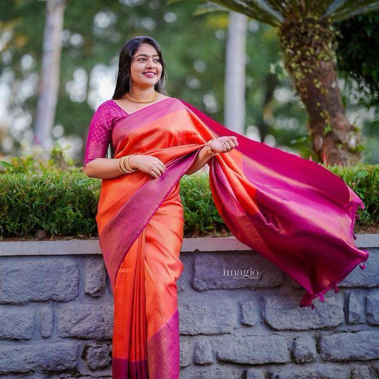 Silken Serenity: Lichi Saree
