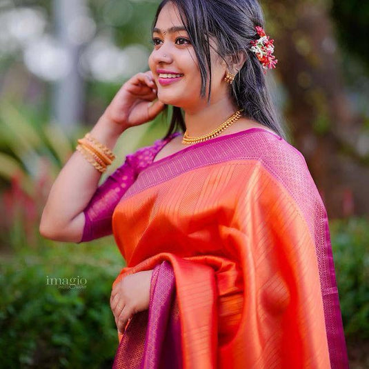 Silken Serenity: Lichi Saree