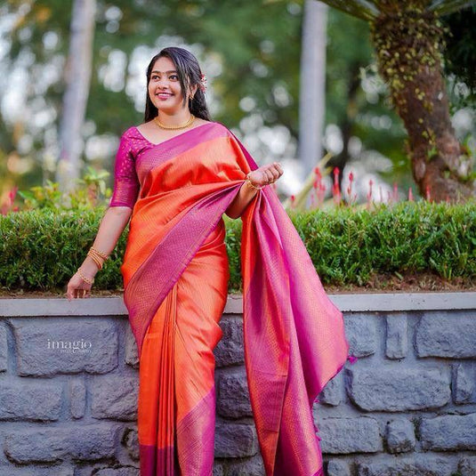 Silken Serenity: Lichi Saree