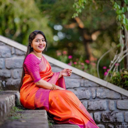 Silken Serenity: Lichi Saree