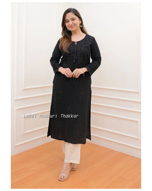 Exclusive Rayon Kurti Pant Pair