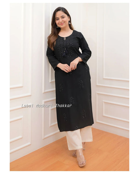Exclusive Rayon Kurti Pant Pair