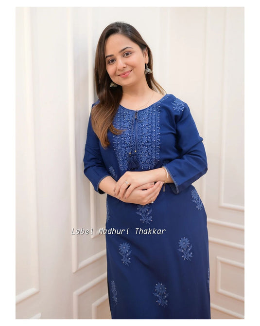 Exclusive Rayon Kurti Pant Pair
