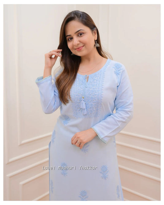 Exclusive Rayon Kurti Pant Pair