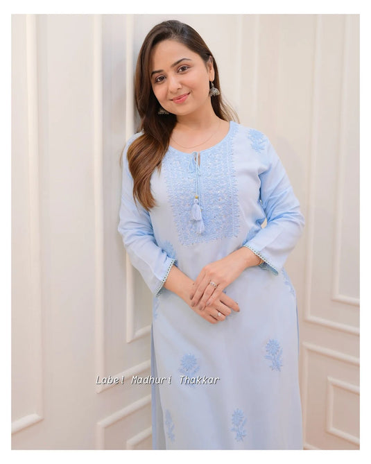 Exclusive Rayon Kurti Pant Pair