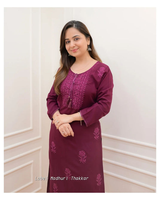 Exclusive Rayon Kurti Pant Pair