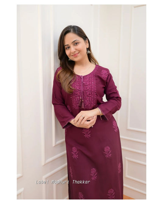 Exclusive Rayon Kurti Pant Pair