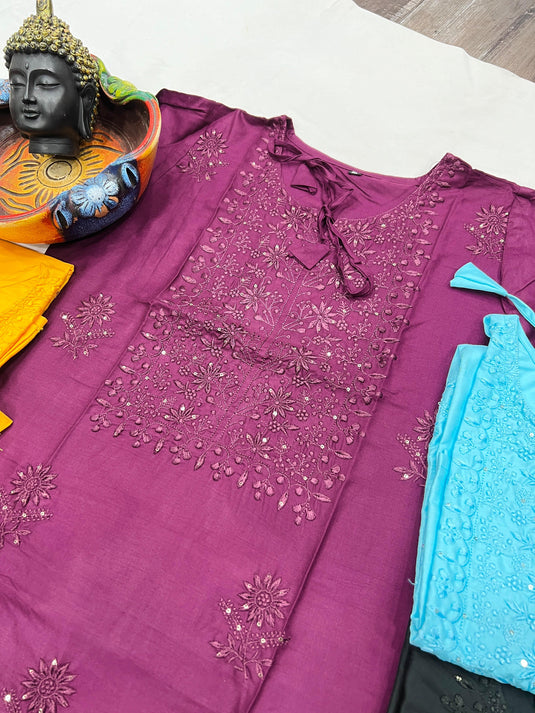 Exclusive Rayon Kurti Pant Pair