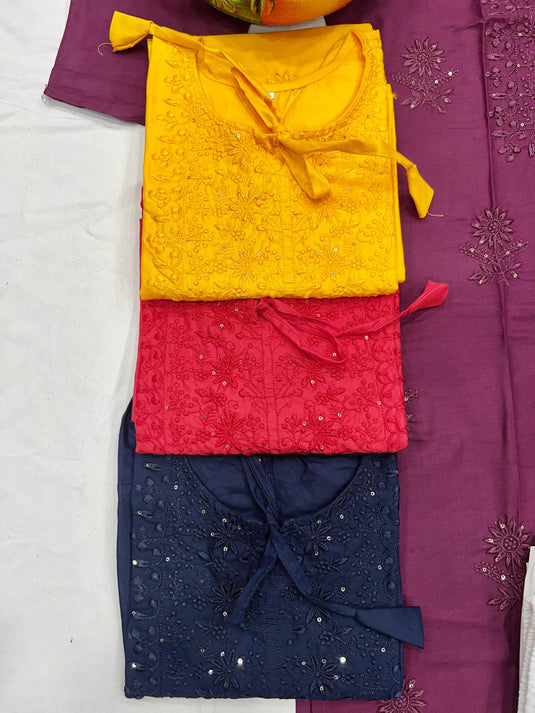 Exclusive Rayon Kurti Pant Pair