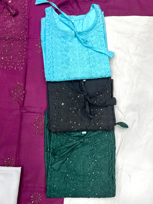 Exclusive Rayon Kurti Pant Pair