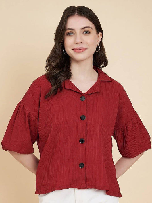Sugarcane Boxy Shirt – Effortless Style with a Natural Touch