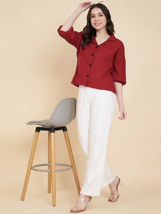 Sugarcane Boxy Shirt – Effortless Style with a Natural Touch