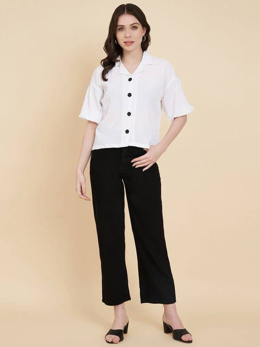 Sugarcane Boxy Shirt – Effortless Style with a Natural Touch