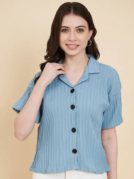 Sugarcane Boxy Shirt – Effortless Style with a Natural Touch