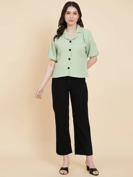 Sugarcane Boxy Shirt – Effortless Style with a Natural Touch