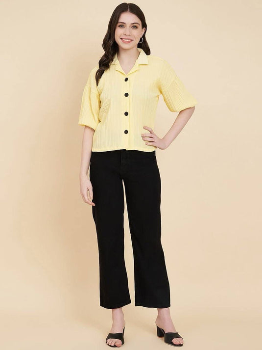 Sugarcane Boxy Shirt – Effortless Style with a Natural Touch