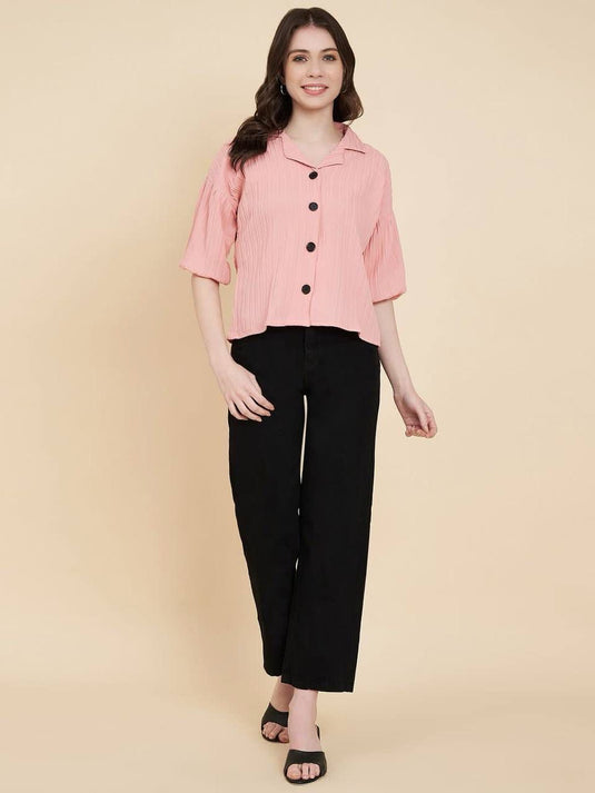 Sugarcane Boxy Shirt – Effortless Style with a Natural Touch