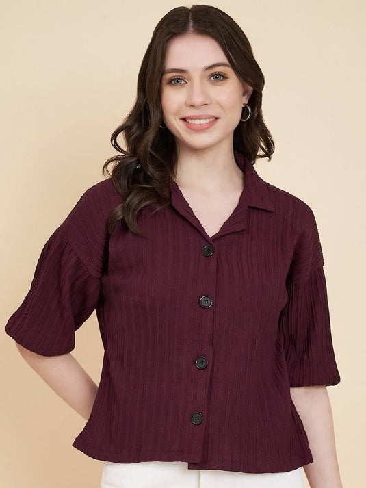 Sugarcane Boxy Shirt – Effortless Style with a Natural Touch