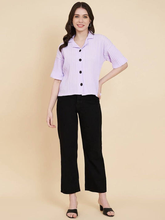 Sugarcane Boxy Shirt – Effortless Style with a Natural Touch