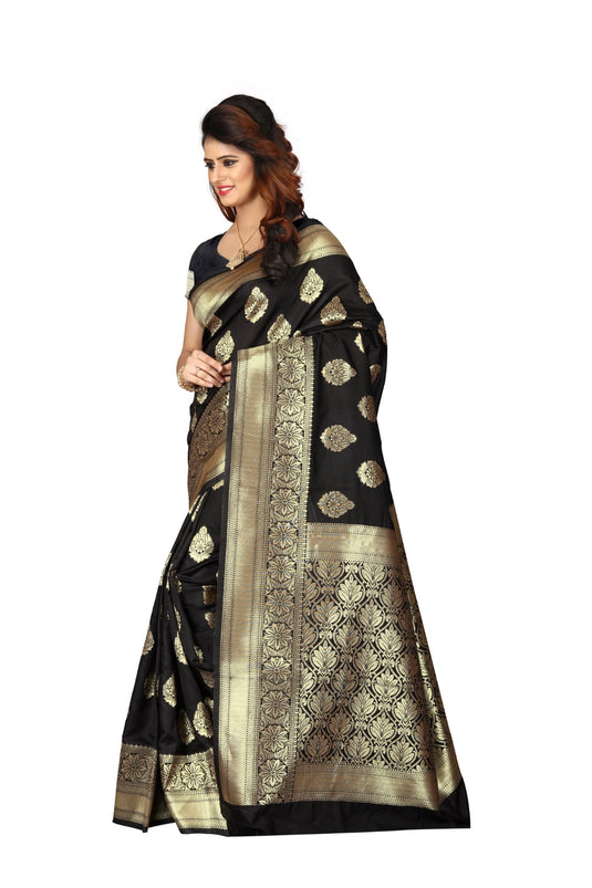 Banarasi Jacquard Silk Saree - thevendorvilla