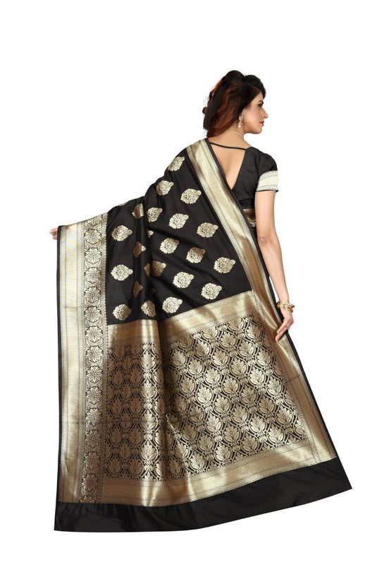 Banarasi Jacquard Silk Saree - thevendorvilla