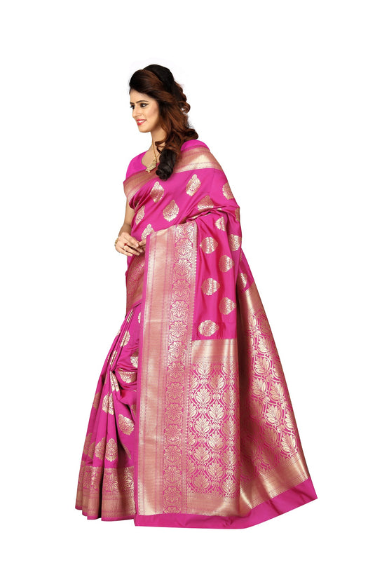 Banarasi Jacquard Silk Saree - thevendorvilla