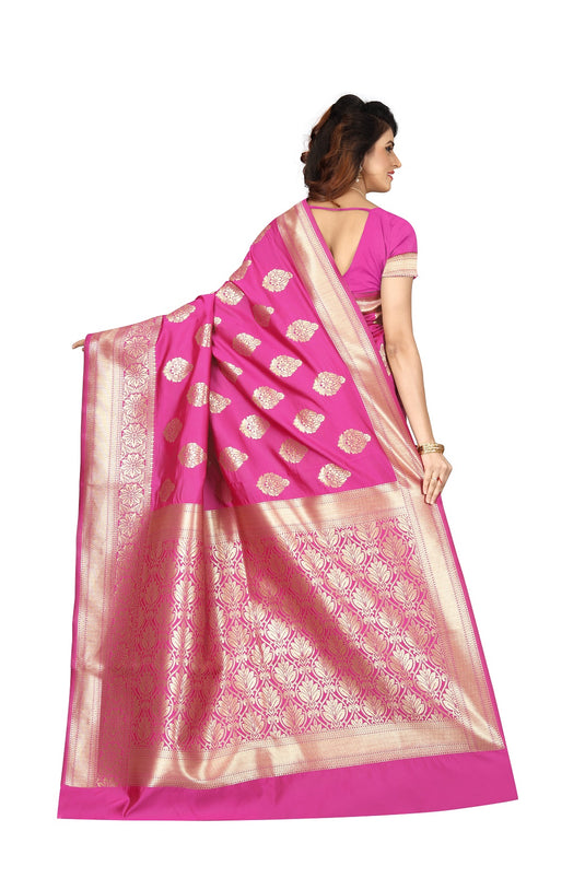 Banarasi Jacquard Silk Saree - thevendorvilla