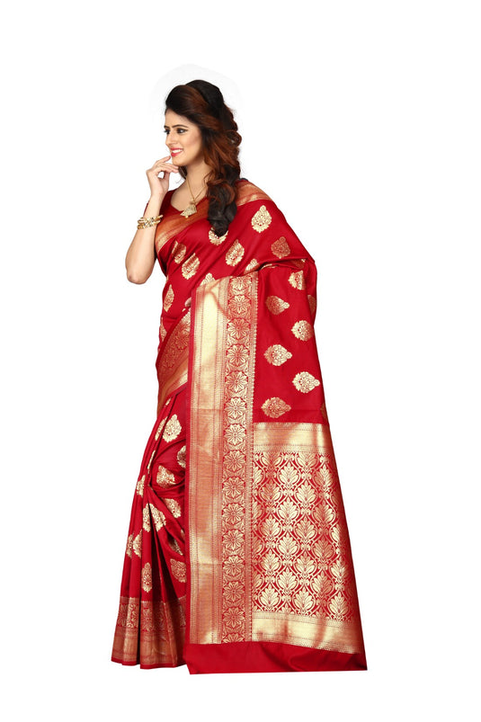 Banarasi Jacquard Silk Saree - thevendorvilla