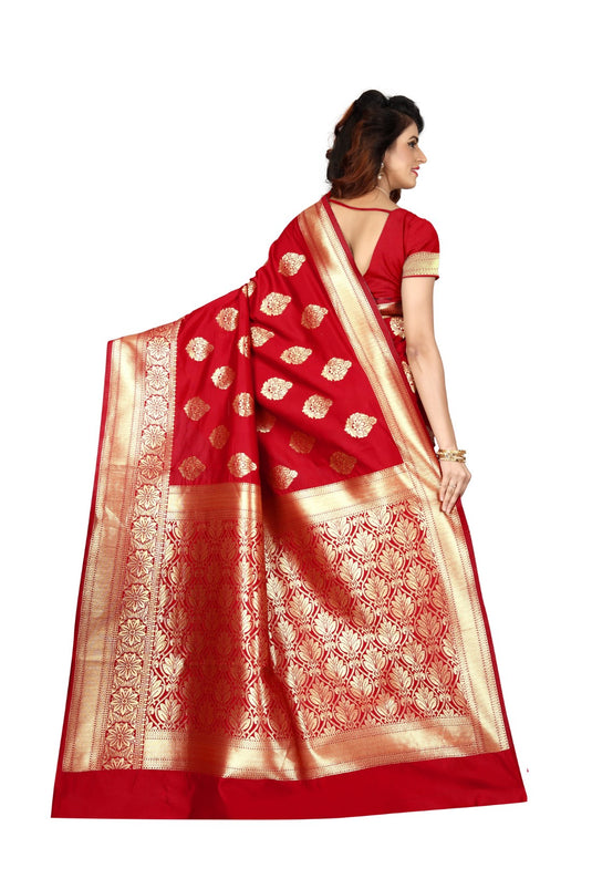 Banarasi Jacquard Silk Saree - thevendorvilla