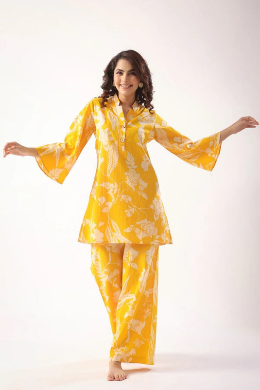 Beautiful Designer Summer Special Muslin Cotton Co Ord Set - thevendorvilla