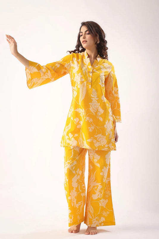 Beautiful Designer Summer Special Muslin Cotton Co Ord Set - thevendorvilla